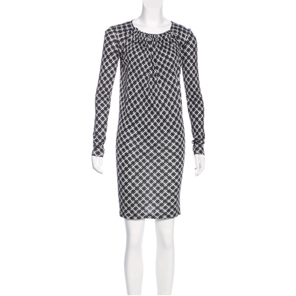 Balenciaga Jersey Printed Dress FR 36 - Picture 1 of 16